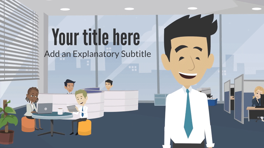 An example of a Vyond course template